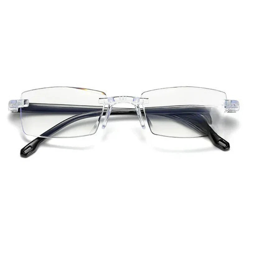 Bi-Focal Rimless Adaptive Intelligent Zoom Reading  Glasses (1BFRG)