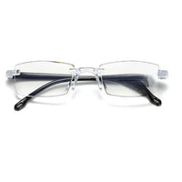 Bi-Focal Rimless Adaptive Intelligent Zoom Reading  Glasses (1BFRG)