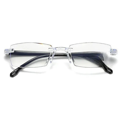 Bi-Focal Rimless Adaptive Intelligent Zoom Reading  Glasses (1BFRG)