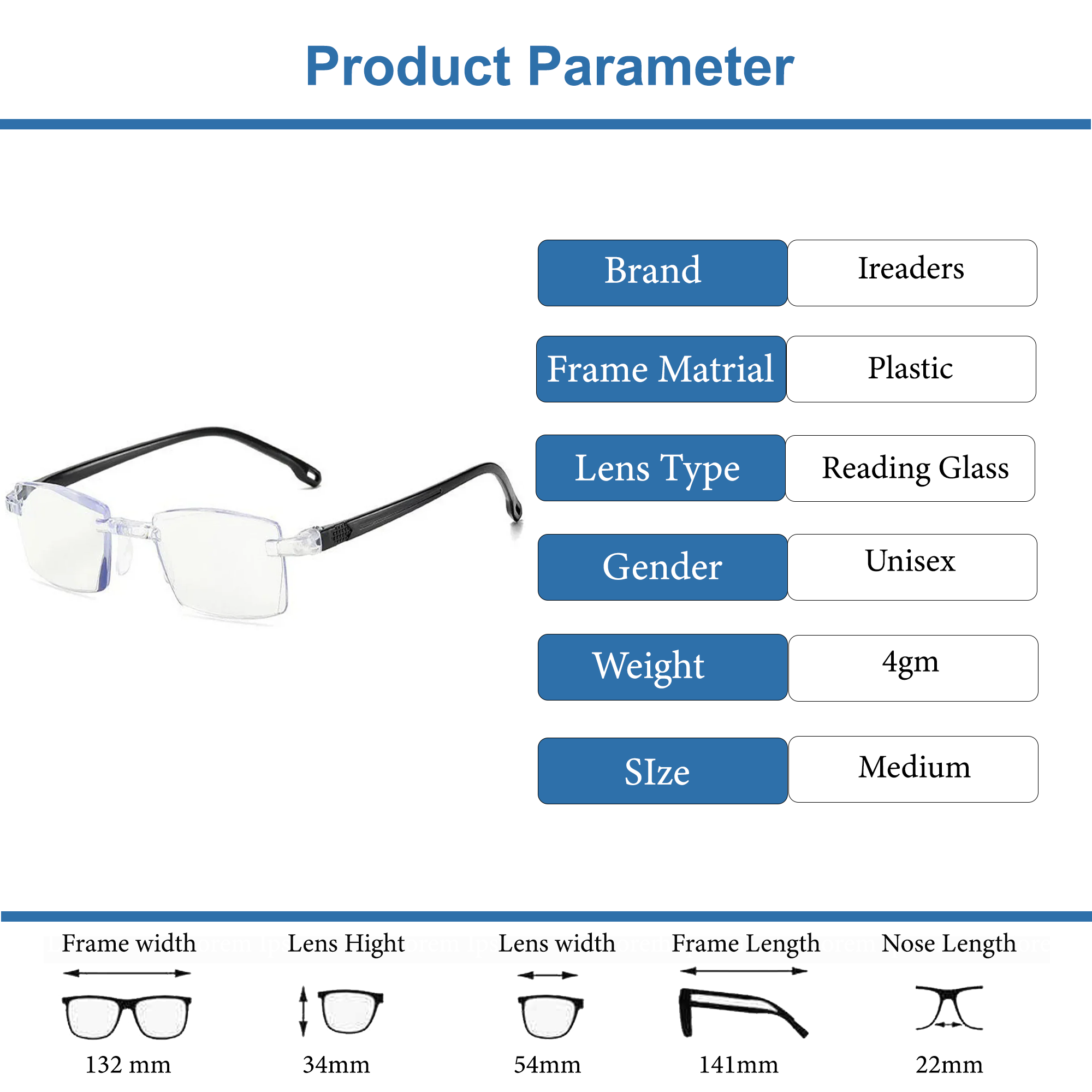 Single Vision Intelligent Zoom Adaptive Reading Glasses (2SVRG)