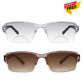 Bi-Focal Brown  Frame Flexible One Power Reading Glasses - 2RCKT