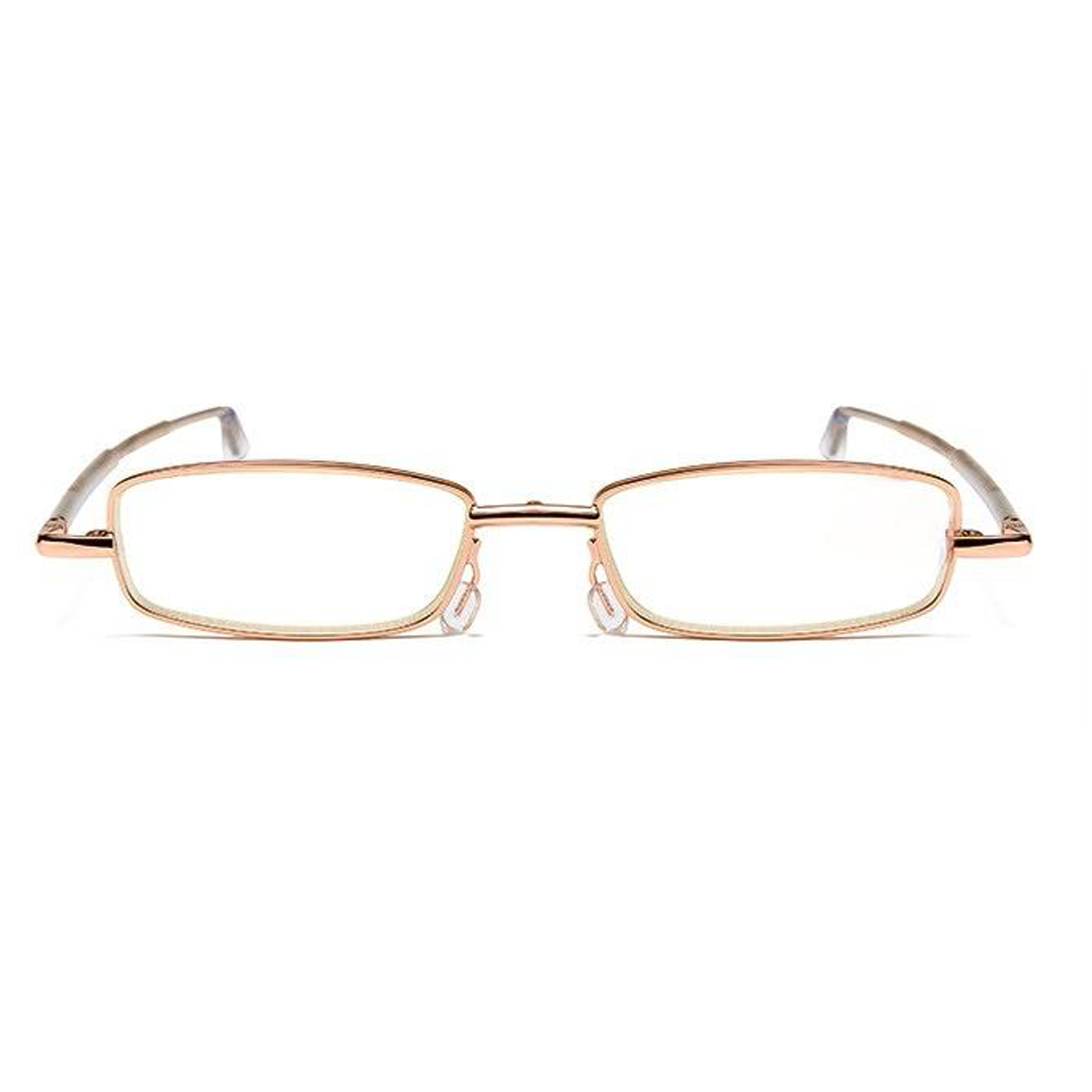 Metal Foldable Golden One Power Zoom Reading Glasses(2MFRG)
