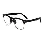 Designer Black Clubmaster Intelligent Zoom Bifocal Reading Glasses with FREE Photochromatic Reading Glasses (2PGCMBF01)