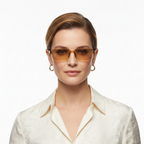 Single Vision Brown  Frame Flexible Adaptive Reading Glasses  - 3HF-BRN