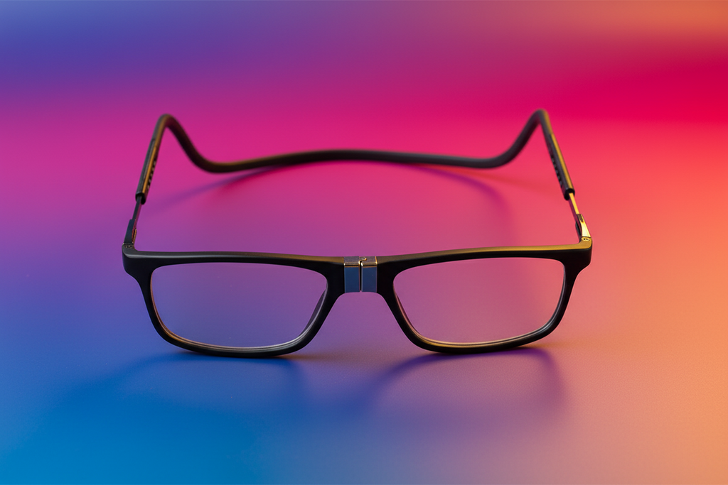 Neckband  Flexible  Intelligent Zoom Reading Glasses(2NFORG)