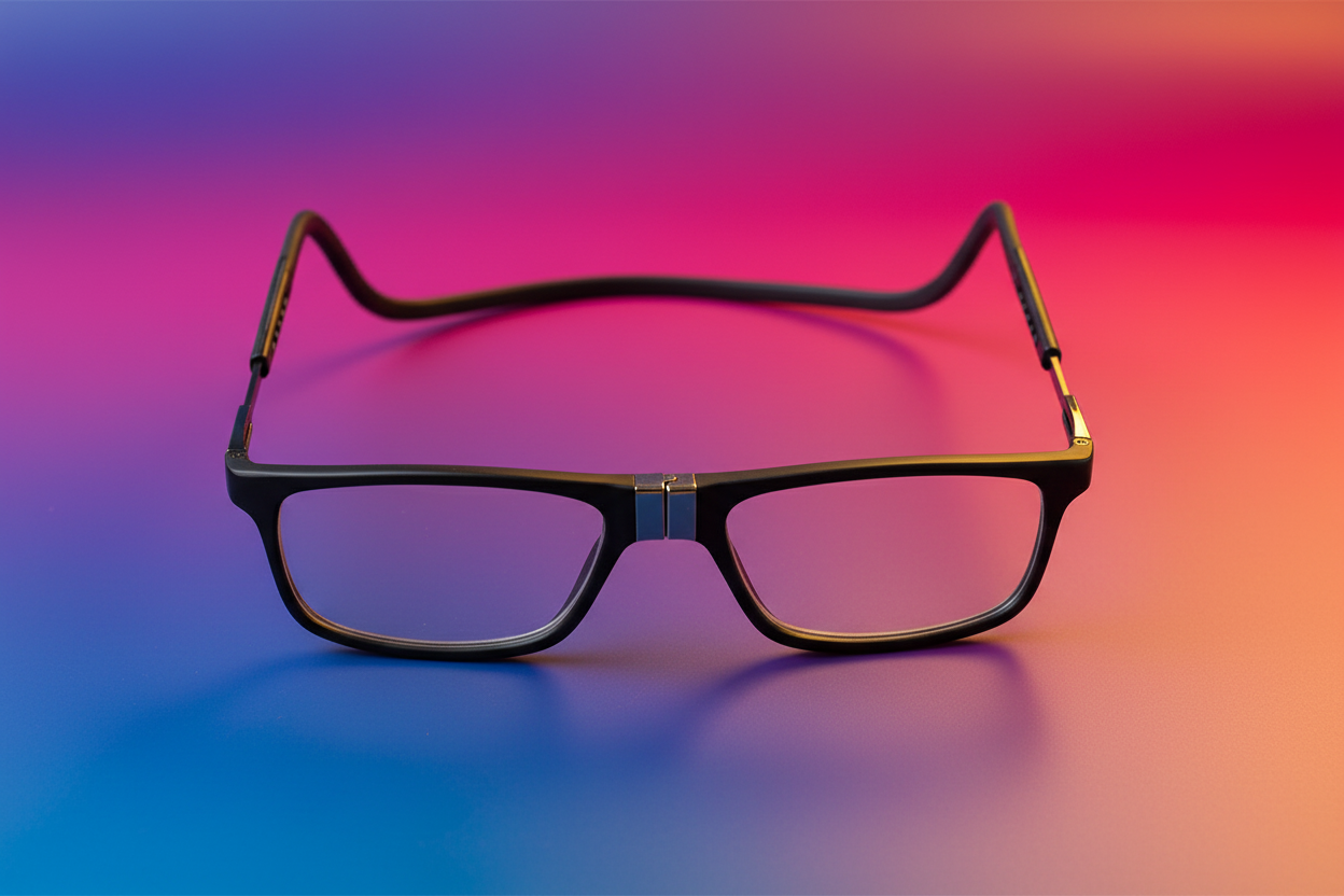 Neckband  Flexible  Intelligent Zoom Reading Glasses(2NFORG)