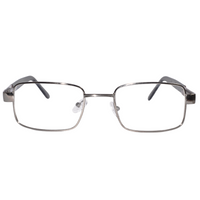 Full Frame Stainless Steel Bi-Focal  Adaptive Intelligent Zoom Reading  Glasses  Gray & Golden Combo (FFMBF01)