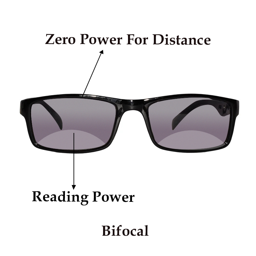 Brown Tint Bifocal Intelligent Zoom reading Glasses(FFTK01)