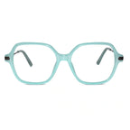 Oversize Square Animal Print Eyeglasses For Women LKE9132-BRN