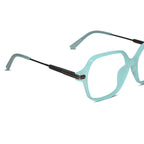 Oversize Square Animal Print Eyeglasses For Women LKE9132-BRN