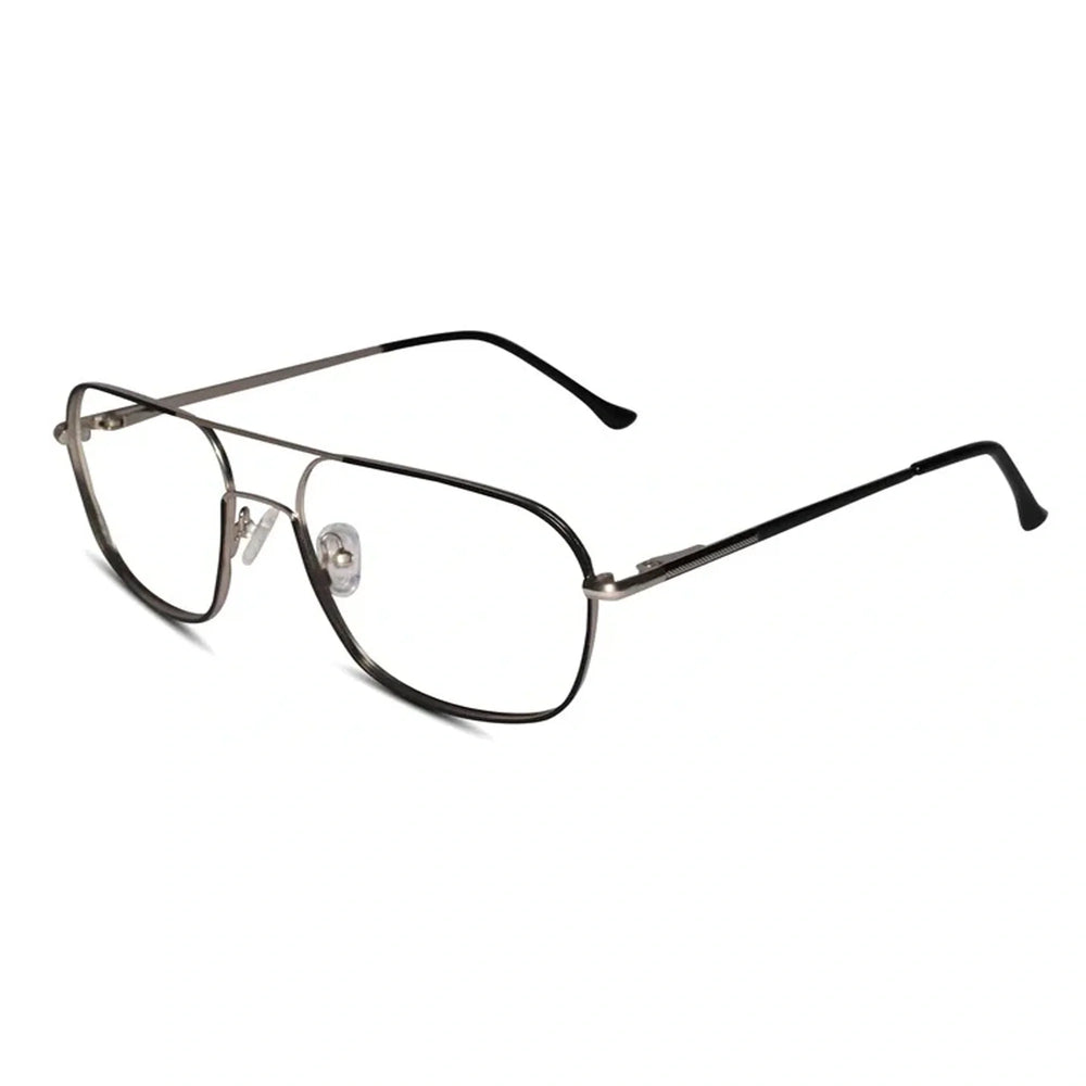 Black Aviator Reading Glasses For Men ELE9019-BLK