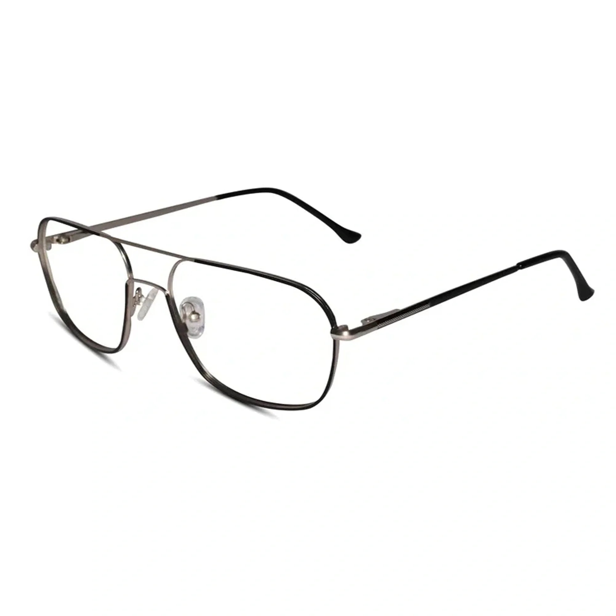 Black Aviator Reading Glasses For Men ELE9019-BLK