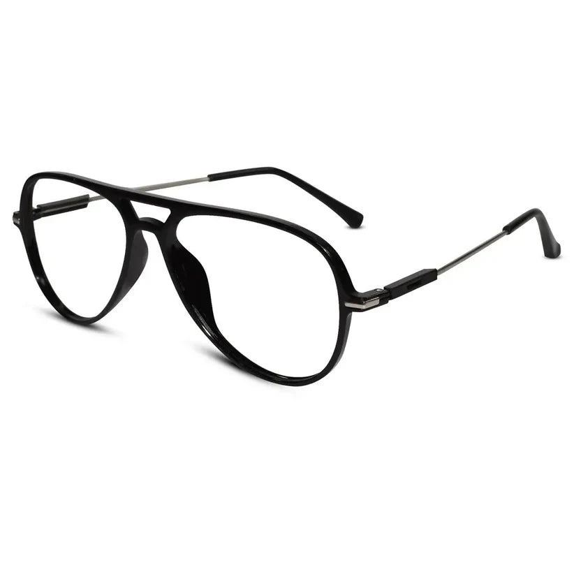Black Aviator Eyeglasses For Men & Women LKE2810-BLK