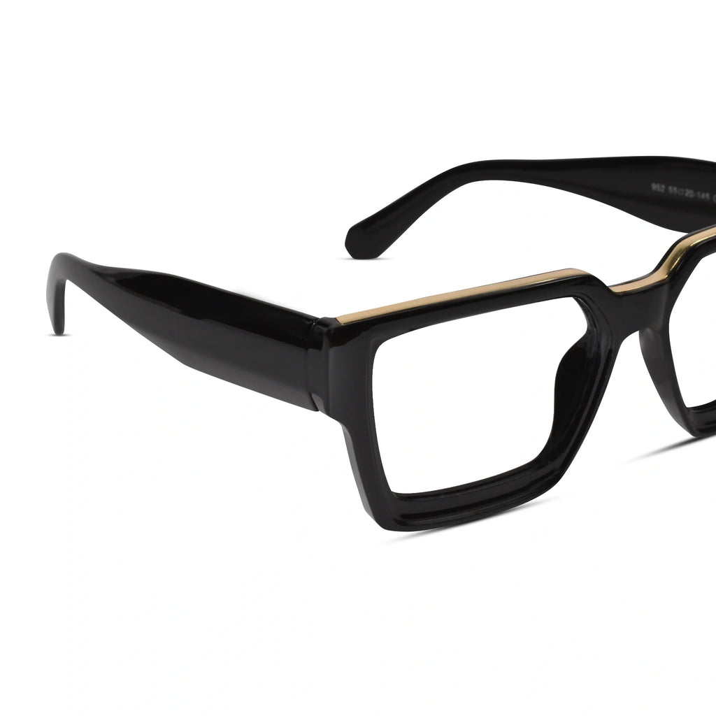 Black Bold Wayfarer Reading Glasses ELE007-BLK