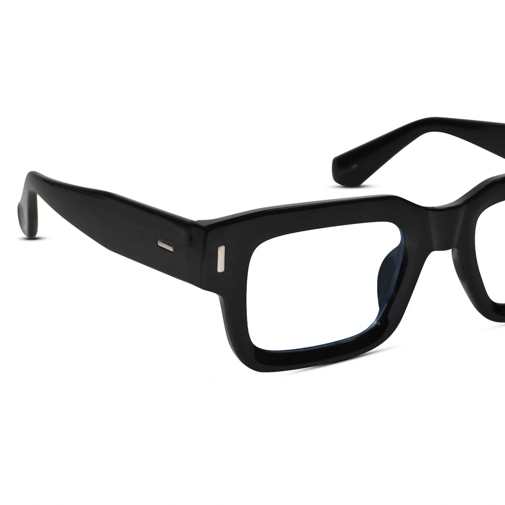 Black Bold Wayfarer Reading Glasses LKE3688-BRN