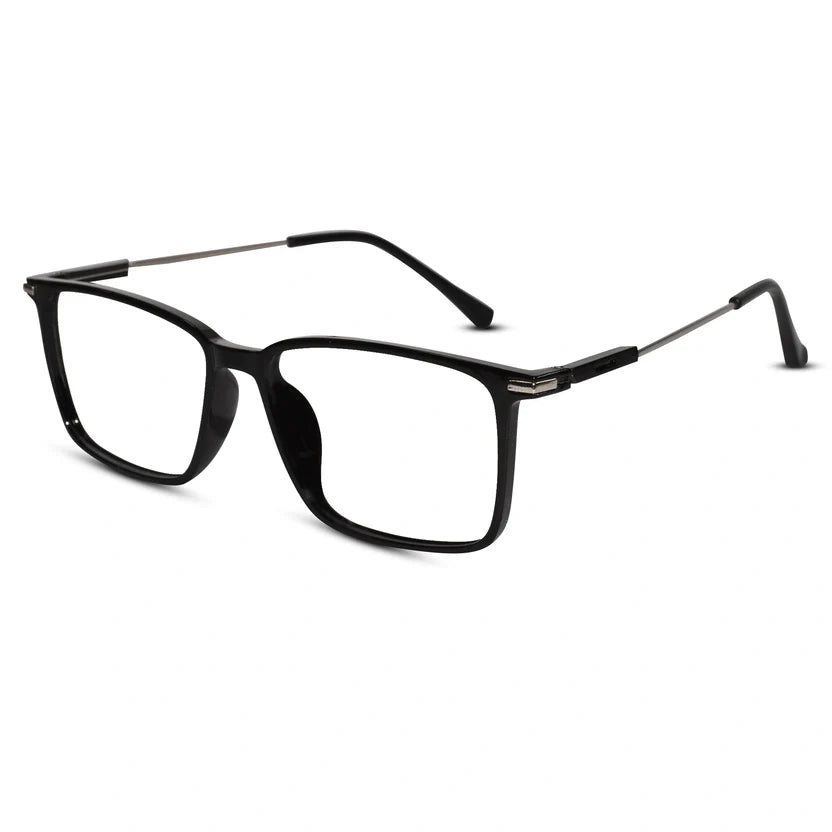 Black Rectangular Eyeglasses For Men & Women LKE2802-BLK