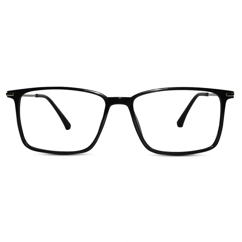 Black Rectangular Eyeglasses For Men & Women LKE2802-BLK