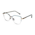 Blue Semi Frame Cateye Computer Glasses LKE26067-BLU