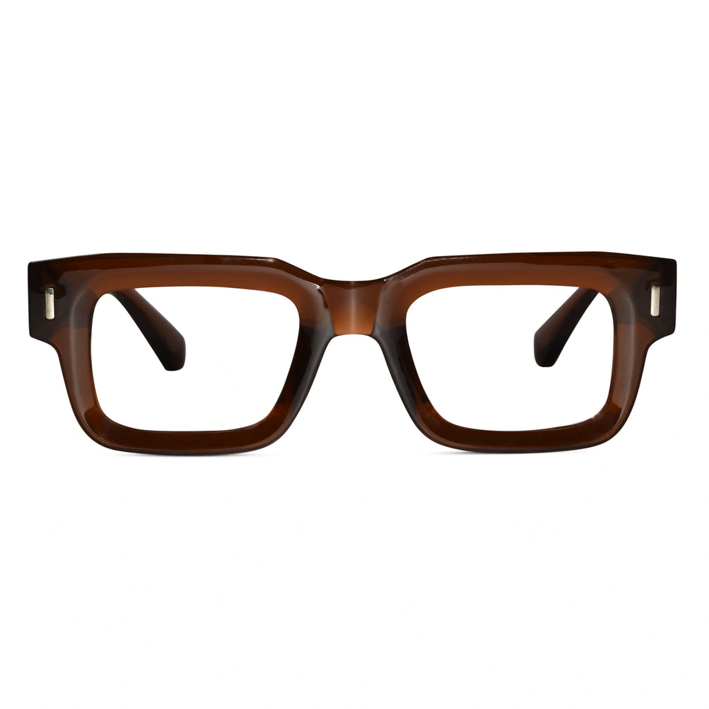 Black Bold Wayfarer Reading Glasses LKE3688-BRN