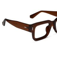 Black Bold Wayfarer Reading Glasses LKE3688-BRN