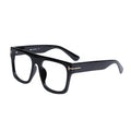 Bold Designer Wayfarer Black Full Rim Eyeglasses For Men & Women LKE95167-BLK