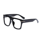 Bold Designer Wayfarer Black Full Rim Eyeglasses For Men & Women LKE95167-BLK