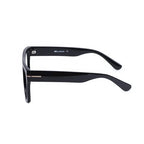 Bold Designer Wayfarer Black Full Rim Eyeglasses For Men & Women LKE95167-BLK