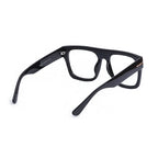 Bold Designer Wayfarer Black Full Rim Eyeglasses For Men & Women LKE95167-BLK