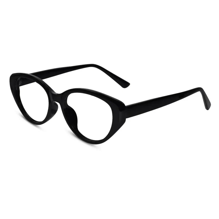 Cateye Eyeglasses For Women & Computer Glasses LKE9026-BLK