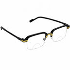 Stylish Black Golden Phothochromatic Bifocal Reading glasses For Men and Women -2PGBRG