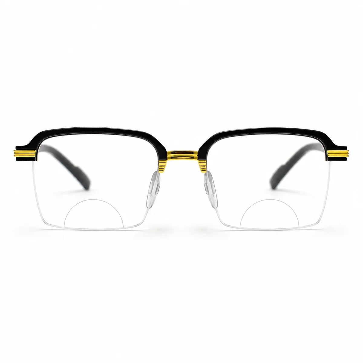 Stylish Black Golden Bifocal Reading glasses For Men and Women -3GBRG2