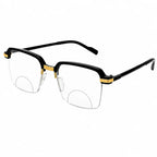 Stylish Black Golden Bifocal Reading glasses For Men and Women -3GBRG2