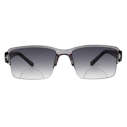 Bi-Focal Blue Frame Flexible Intelligent Zoom Reading Glasses - 1HFBLU