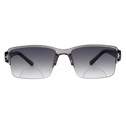 Bi-Focal Blue Frame Flexible Intelligent Zoom Reading Glasses - 1HFBLU