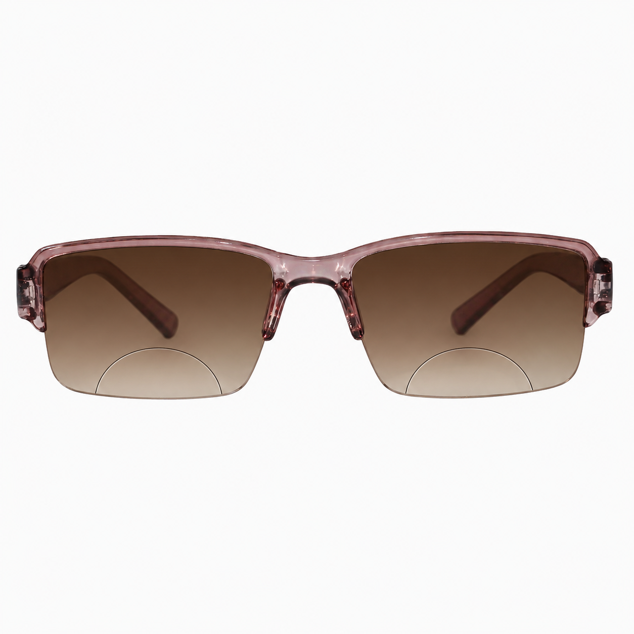 Bi-Focal Brown Frame Flexible Adaptive Power Reading Glasses - 1RCBR01