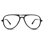 Black Aviator Eyeglasses For Men & Women LKE2810-BLK