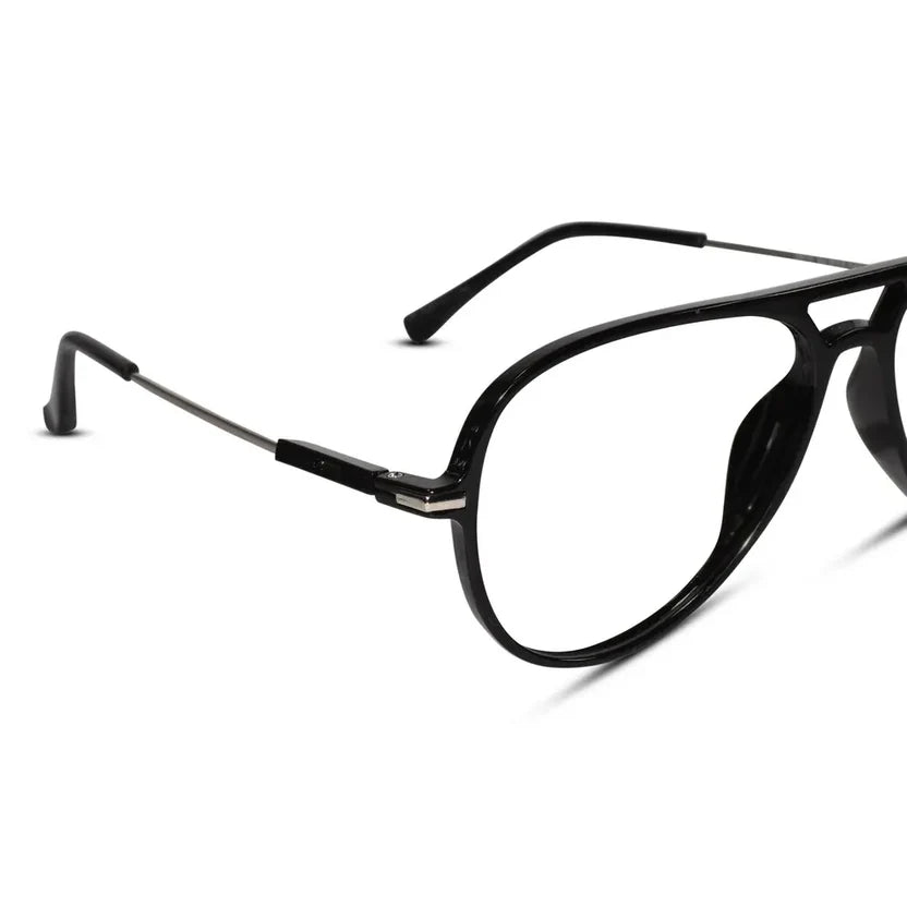 Black Aviator Eyeglasses For Men & Women LKE2810-BLK
