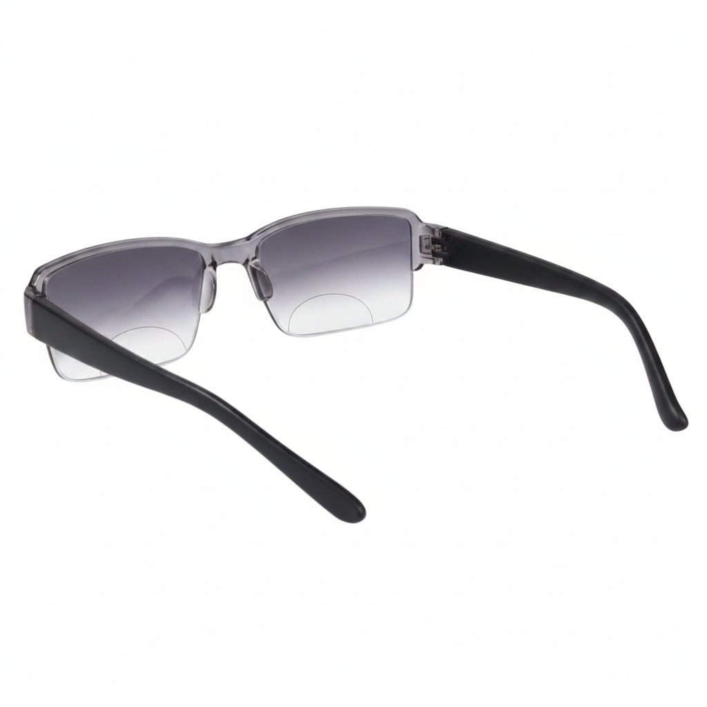 Bi-Focal Blue Frame Flexible Intelligent Zoom Reading Glasses - 1HFBLU