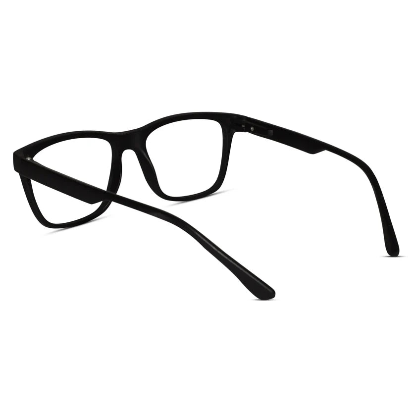 Urban Matte-Midnight Rectangular Eyeglasses & Computer Glasses For Men & Women LKEIGI001-BLK