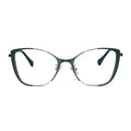 Green Cateye Eyeglasses for women LKE0002-GRN