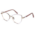 Gold-Pink Cateye Eyeglasses For Women LKE26074-PNK