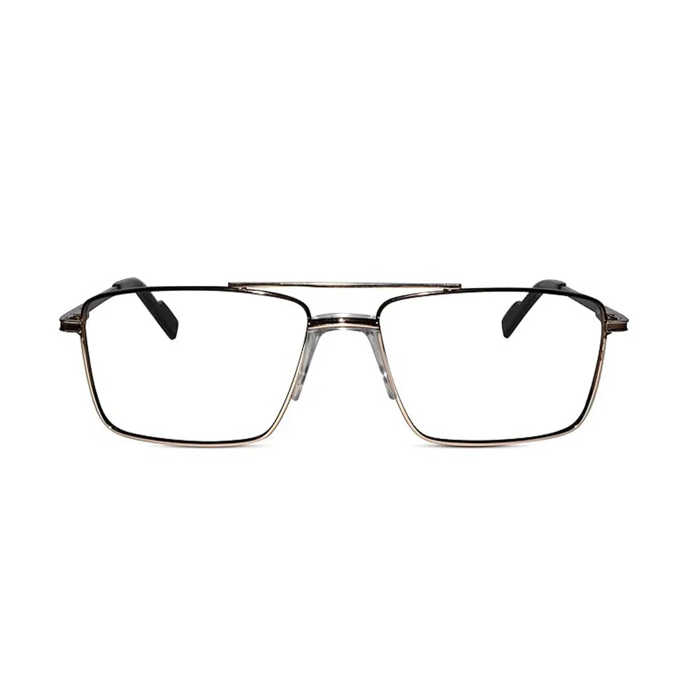 Gold Rectangular Antiglare Computer Glasses For Men ELE6008-GOLD