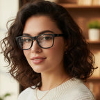 Urban Matte-Midnight Rectangular Eyeglasses & Computer Glasses For Men & Women LKEIGI001-BLK