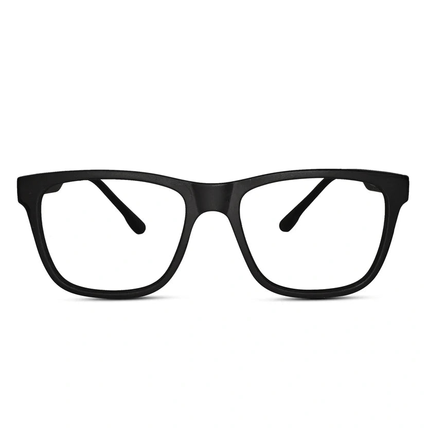 Urban Matte-Midnight Rectangular Eyeglasses & Computer Glasses For Men & Women LKEIGI001-BLK