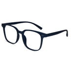 Matt Blue Square Eyeglasses For Men & Women LKE28060-Blue