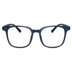 Matt Blue Square Eyeglasses For Men & Women LKE28060-Blue