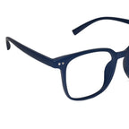 Matt Blue Square Eyeglasses For Men & Women LKE28060-Blue