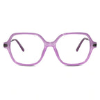 Oversize Square Animal Print Eyeglasses For Women LKE9132-BRN