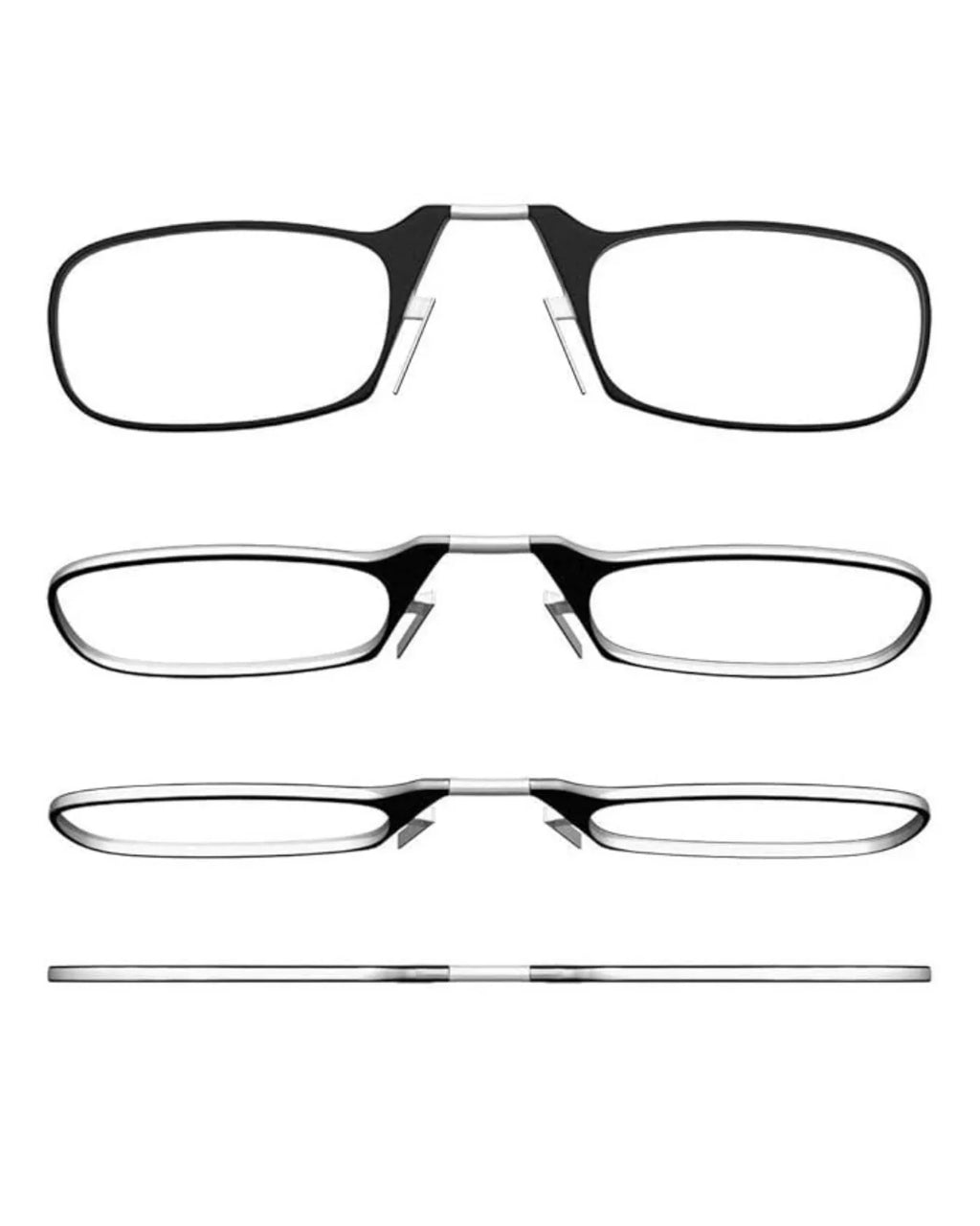 NoseClip Reading Glassses - (2NCRG)
