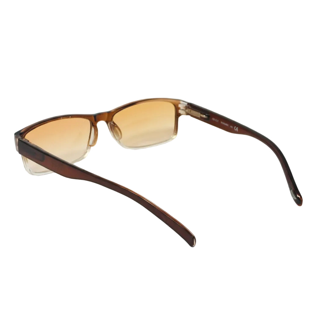 Brown Tint Bifocal Reading Glasses -3FFBR